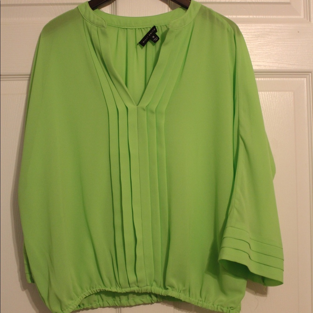 Willi Smith Green Blouse